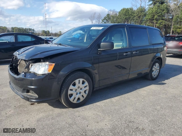 2019 Dodge Grand Caravan SE with VIN 2C4RDGBG1KR571567, listed as a Copart auction lot 87153344 with 119,522 mi miles and Salvage Title. Bid and sale history available at carsss.com. Image 1.