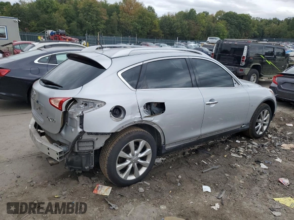 2016 Infiniti QX50 with VIN JN1BJ0RR0GM264199, listed as a Copart auction lot 71920204 with 93,493 mi miles and Salvage Title. Bid and sale history available at carsss.com. Image 3.