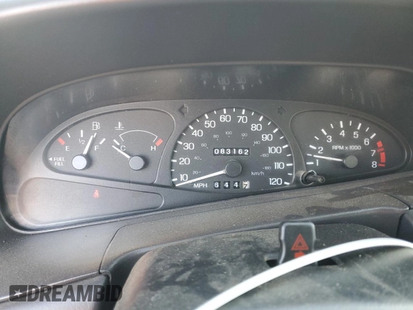 2002 Ford Escort ZX2 Standard z VIN 3FAFP11332R100994, wystawiony jako Copart lot #88085795 z przebiegiem 83 162 mil mil oraz Szkoda całkowita • Salvage title. Historia ofert i sprzedaży dostępna na DreamBid. Obrazek 9.