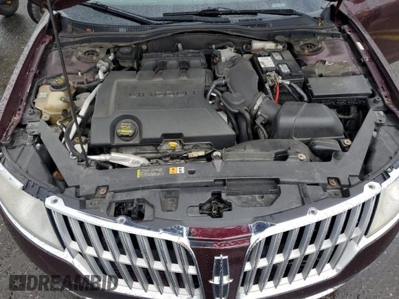 2011 Lincoln MKZ with VIN 3LNHL2JC0BR764654, listed as a Copart auction lot 57295725 with 141,056 mi miles and Salvage title. Bid and sale history available at DreamBid. Image 11.