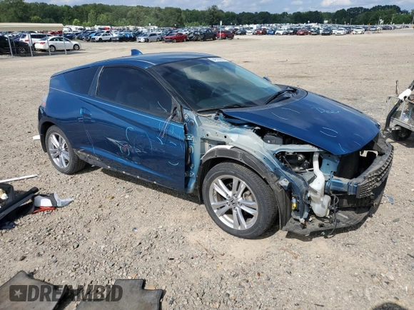 2011 Honda CR-Z EX with VIN JHMZF1D69BS014057, listed as a Copart auction lot 64635025 with 96,076 mi miles and Clean title. Bid and sale history available at DreamBid. Image 4.