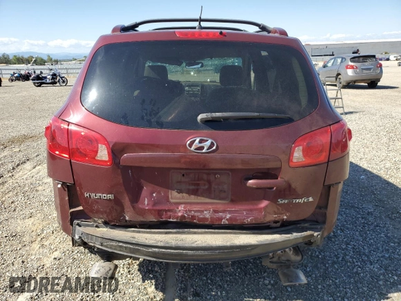2007 Hyundai Santa Fe GLS with VIN 5NMSG13D37H005471, listed as a Copart auction lot 58399085 with 194,449 mi miles and Non repairable. Bid and sale history available at DreamBid. Image 6.