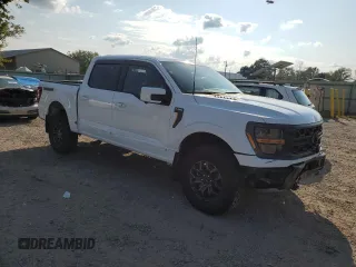 2024 Ford F-150 with VIN 1FTFW4L82RFA68991, listed as a Copart auction lot 72004024 with 2,918 mi miles and Salvage title. Bid and sale history available at DreamBid. Image 4.