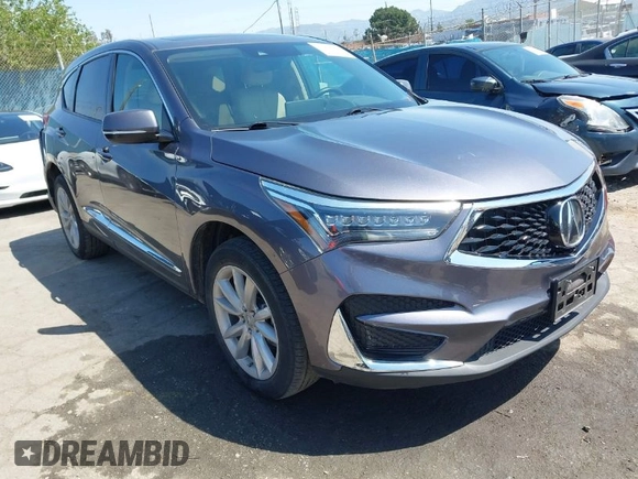 2019 Acura RDX with VIN 5J8TC2H35KL043797, listed as a IAAI auction lot 41978796 with 52,276 mi miles. Bid and sale history available at carsss.com. Image 1.