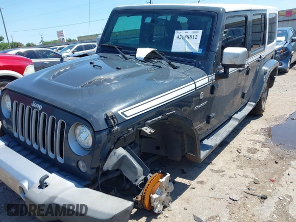 2017 Jeep Wrangler Unlimited Sahara с VIN 1C4BJWEG3HL619667, выставлен на аукционе IAAI как лот 42188812 с пробегом 155 619 миль миль и . История ставок и продаж доступна на DreamBid. Изображение 6.