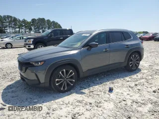 2025 Mazda CX-50 S Premium Plus with VIN 7MMVABEM4SN337321, listed as a Copart auction lot 53494665 with 4,919 mi miles and Salvage title. Bid and sale history available at DreamBid. Image 1.