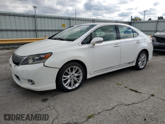 2010 Lexus HS with VIN JTHBB1BA3A2027955, listed as a Copart auction lot 73610204 with 126,161 mi miles and Clean Title. Bid and sale history available at carsss.com. Image 1.