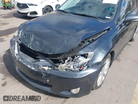 2010 Lexus IS 250 with VIN JTHBF5C25A2094320, listed as a IAAI auction lot 41725606 with 90,241 mi miles. Bid and sale history available at carsss.com. Image 6.