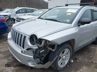 2008 Jeep Compass Sport with VIN 1J8FT47078D755562, listed as a IAAI auction lot 41493097 with 120,502 mi miles. Bid and sale history available at carsss.com. Image 6.