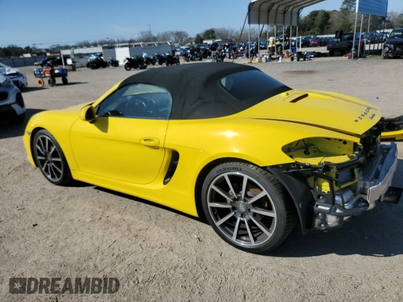 2014 Porsche Boxster with VIN WP0CA2A87EK120481, listed as a Copart auction lot 47612185 with 42,701 mi miles and Salvage Title. Bid and sale history available at carsss.com. Image 2.