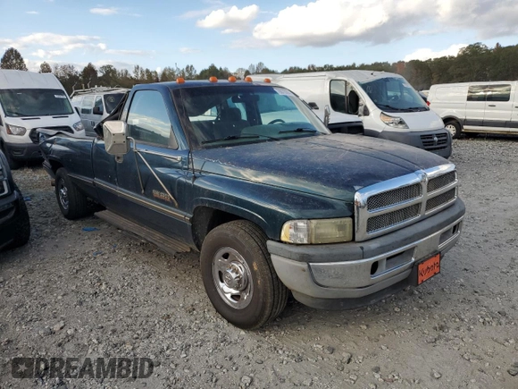 1996 Dodge Ram 2500 with VIN 3B7KC23C3TM155452, listed as a Copart auction lot 78670394 with 325,894 mi miles and Salvage Title. Bid and sale history available at carsss.com. Image 4.