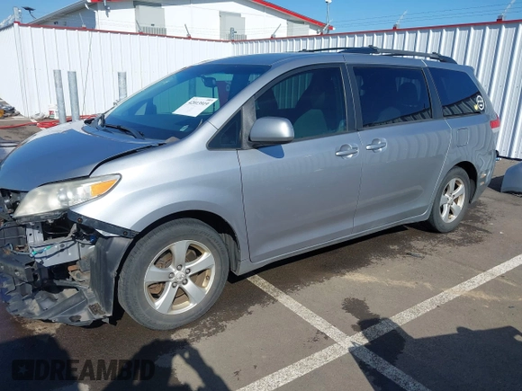 2011 Toyota Sienna LE AAS with VIN 5TDKK3DC7BS154584, listed as a IAAI auction lot 42013919 with 155,071 mi miles and . Bid and sale history available at DreamBid. Image 18.