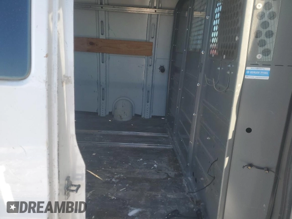 2014 Chevrolet Express Cargo Van with VIN 1GCWGFCB2E1114900, listed as a Copart auction lot 46157065 with 143,434 mi miles and Clean Title. Bid and sale history available at carsss.com. Image 10.