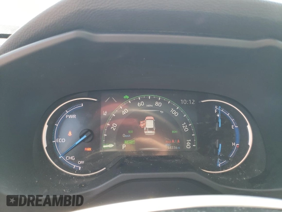 2021 Toyota RAV4 Hybrid XSE with VIN 2T3E6RFV9MW013200, listed as a Copart auction lot 52163255 with 58,336 mi miles and Salvage title. Bid and sale history available at DreamBid. Image 9.