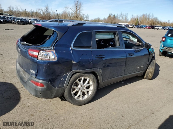 2018 Jeep Cherokee Latitude with VIN 1C4PJMCX0JD571770, listed as a Copart auction lot 45126765 with 96,618 mi miles and Salvage Title. Bid and sale history available at carsss.com. Image 3.