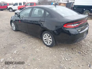 2014 Dodge Dart SXT with VIN 1C3CDFBB9ED903934, listed as a IAAI auction lot 42084166 with 170,949 mi miles. Bid and sale history available at carsss.com. Image 3.