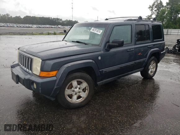 2007 Jeep Commander Sport with VIN 1J8HG48P57C598773, listed as a Copart auction lot 66291824 with 281,211 mi miles and Salvage Title. Bid and sale history available at carsss.com. Image 1.