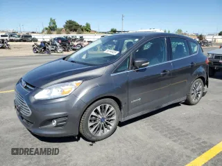 2018 Ford C-Max Titanium z VIN 1FADP5DU1JL103814, wystawiony jako Copart lot #58744455 z przebiegiem 64 227 mil mil oraz Szkoda całkowita • Salvage title. Historia ofert i sprzedaży dostępna na DreamBid. Obrazek 1.