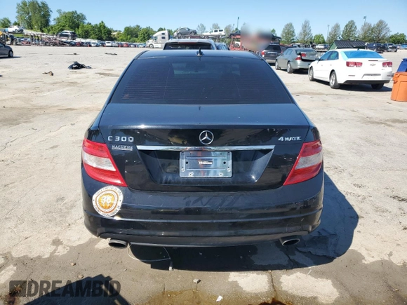 2009 Mercedes-Benz C 300 Sport with VIN WDDGF81X79R050707, listed as a Copart auction lot 57755795 with 90,058 mi miles and Salvage title. Bid and sale history available at DreamBid. Image 6.