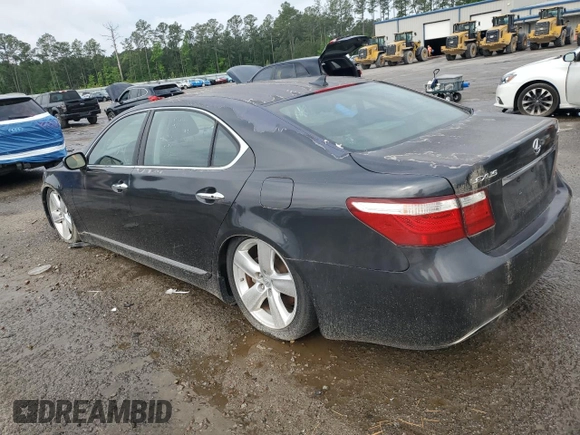 2007 Lexus LS 460 L with VIN JTHGL46F975015133, listed as a Copart auction lot 54196385 with 157,349 mi miles and Clean Title. Bid and sale history available at DreamBid. Image 2.