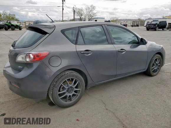 2013 Mazda 3 i Touring with VIN JM1BL1L76D1825166, listed as a Copart auction lot 63293535 with 148,176 mi miles and Salvage title. Bid and sale history available at DreamBid. Image 3.