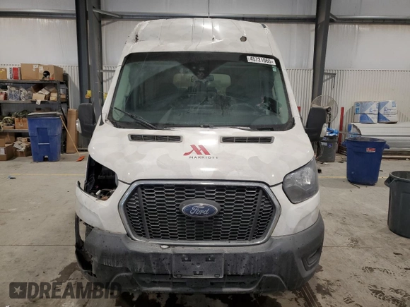 2022 Ford Transit with VIN 1FDAX9XG6NKA77311, listed as a Copart auction lot 45721065 with 94,100 mi miles and Salvage Title. Bid and sale history available at DreamBid. Image 5.