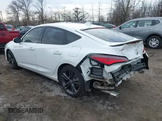 2024 Acura Integra w/A-Spec Package with VIN 19UDE4H35RA001467, listed as a IAAI auction lot 41717185 with 17,507 mi miles and . Bid and sale history available at carsss.com. Image 3.