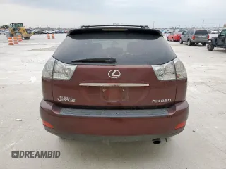 2008 Lexus RX 350 with VIN JTJGK31U080013772, listed as a Copart auction lot 53504485 with 191,417 mi miles and Salvage Title. Bid and sale history available at DreamBid. Image 6.