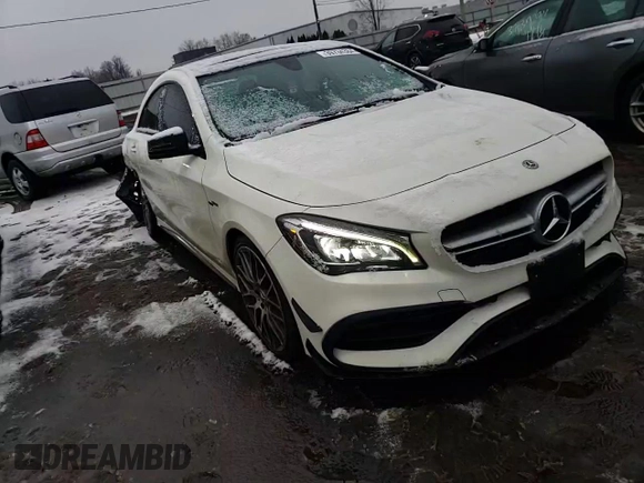2018 Mercedes-Benz CLA 45 AMG with VIN WDDSJ5CB0JN577816, listed as a Copart auction lot 39734384 with 55,203 mi miles and . Bid and sale history available at DreamBid. Image 11.