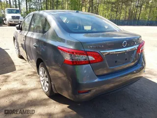 2015 Nissan Sentra SV with VIN 3N1AB7AP6FL693786, listed as a IAAI auction lot 42050861 with 153,559 mi miles. Bid and sale history available at carsss.com. Image 3.
