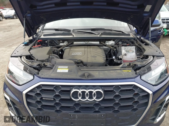 2022 Audi Q5 S line Premium Plus with VIN WA1EAAFY3N2099747, listed as a IAAI auction lot 41783135 with 29,787 mi miles. Bid and sale history available at carsss.com. Image 10.
