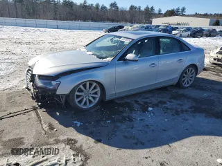 2013 Audi A4 Premium Plus with VIN WAUFFAFL3DN008292, listed as a Copart auction lot 43878925 with 151,758 mi miles and Salvage Title. Bid and sale history available at carsss.com. Image 1.