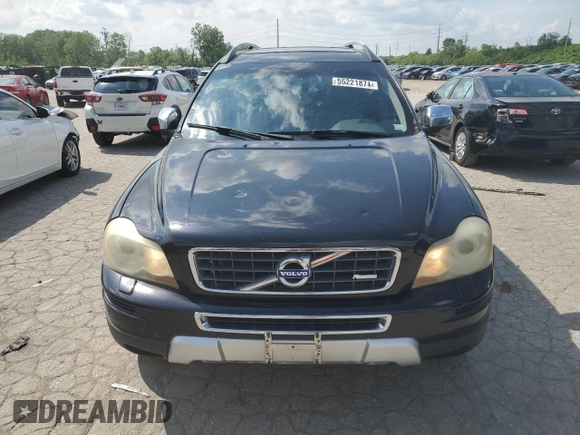 2012 Volvo XC90 R-Design with VIN YV4952CT5C1615178, listed as a Copart auction lot 55221874 with 189,105 mi miles and Salvage Title. Bid and sale history available at carsss.com. Image 5.