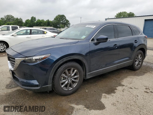 2021 Mazda CX-9 Touring with VIN JM3TCACY2M0512867, listed as a Copart auction lot 56646615 with 92,566 mi miles and Salvage title. Bid and sale history available at DreamBid. Image 1.