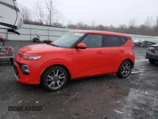 2021 Kia Soul GT-Line with VIN KNDJ63AU5M7142895, listed as a Copart auction lot 43230665 with 37,320 mi miles and Salvage Title. Bid and sale history available at DreamBid. Image 1.