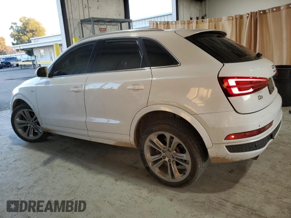 2016 Audi Q3 Prestige with VIN WA1GFCFSXGR004015, listed as a Copart auction lot 83608134 with 90,926 mi miles and Salvage title. Bid and sale history available at DreamBid. Image 2.