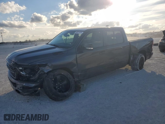 2022 Ram 1500 Lone Star with VIN 1C6RREFM0NN276944, listed as a Copart auction lot 86321034 with 26,828 mi miles and Non repairable. Bid and sale history available at DreamBid. Image 1.