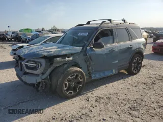 2021 Ford Bronco Sport Outer Banks z VIN 3FMCR9C65MRA58467, wystawiony jako Copart lot #82752504 z przebiegiem Nie podano mil oraz Szkoda całkowita • Salvage title. Historia ofert i sprzedaży dostępna na DreamBid. Obrazek 1.