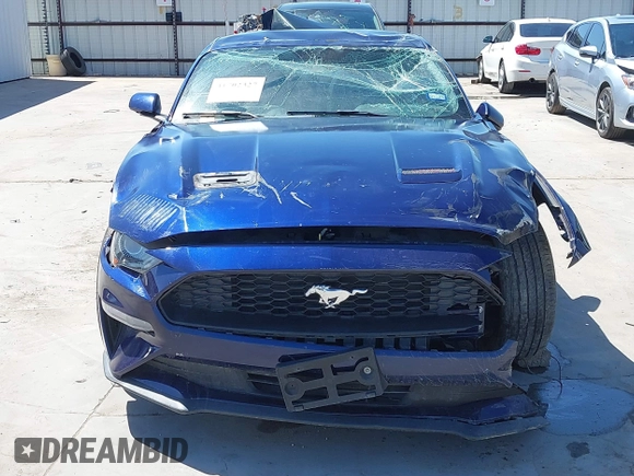 2020 Ford Mustang EcoBoost with VIN 1FA6P8TH6L5124180, listed as a IAAI auction lot 41702327 with 21,460 mi miles. Bid and sale history available at carsss.com. Image 12.