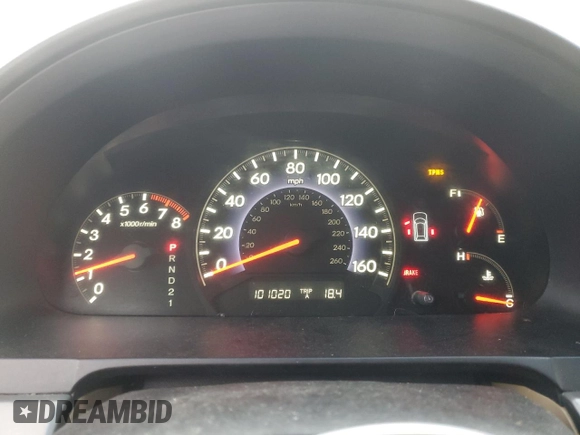 2007 Honda Odyssey EX-L with VIN 5FNRL38657B126262, listed as a Copart auction lot 80701484 with 101,020 mi miles and Non Repairable. Bid and sale history available at DreamBid. Image 9.