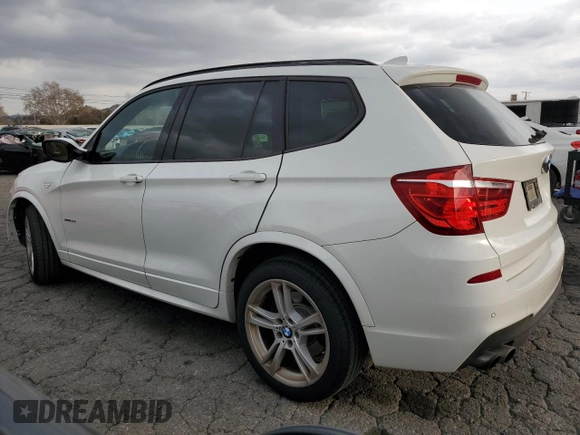 2011 BMW X3 35i with VIN 5UXWX7C59BL734707, listed as a Copart auction lot 44758405 with 139,092 mi miles and Salvage Title. Bid and sale history available at DreamBid. Image 2.