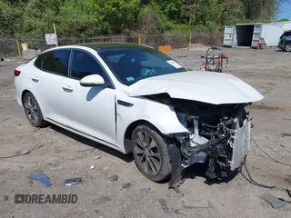 2016 Kia Optima SXL Turbo with VIN 5XXGV4L24GG029840, listed as a IAAI auction lot 42223603 with 87,499 mi miles and . Bid and sale history available at DreamBid. Image 3.