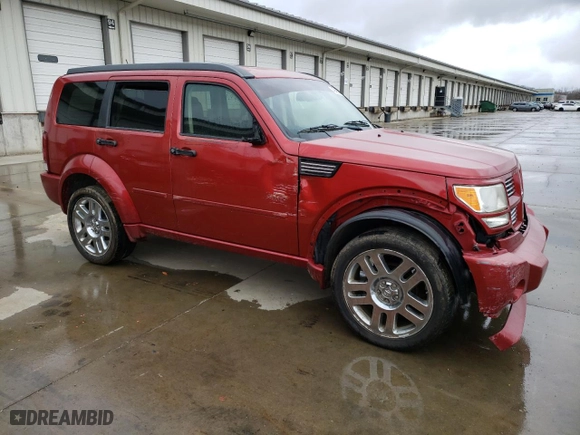 2007 Dodge Nitro R/T with VIN 1D8GT58697W704119, listed as a Copart auction lot 49498075 with 258,399 mi miles and Salvage Title. Bid and sale history available at carsss.com. Image 4.