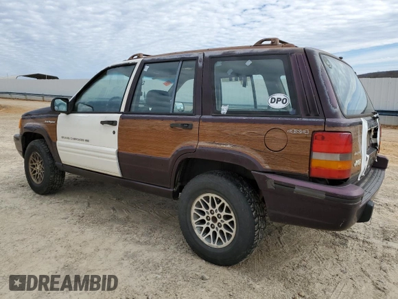 1993 Jeep Grand Wagoneer z VIN 1J4GZ88Y6PC711184, wystawiony jako Copart lot #46785895 z przebiegiem 280 127 mil mil oraz Czysty tytuł • Clean title. Historia ofert i sprzedaży dostępna na DreamBid. Obrazek 2.