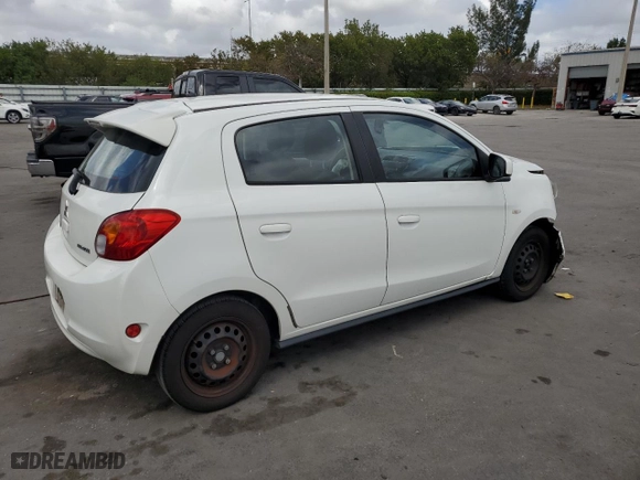 2015 Mitsubishi Mirage DE with VIN ML32A3HJ1FH046423, listed as a Copart auction lot 51739975 with 112,287 mi miles and Salvage Title. Bid and sale history available at carsss.com. Image 3.