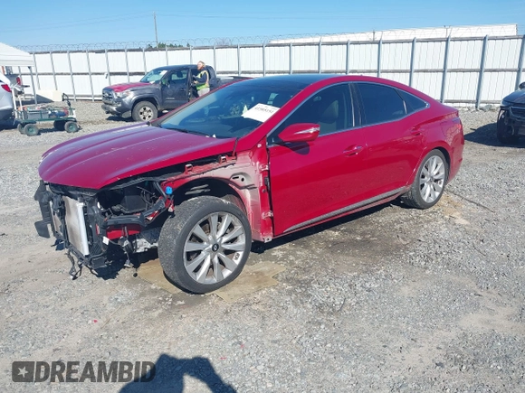 2016 Hyundai Azera Limited with VIN KMHFH4JG4GA508154, listed as a IAAI auction lot 41585151 with 83,186 mi miles and . Bid and sale history available at DreamBid. Image 17.