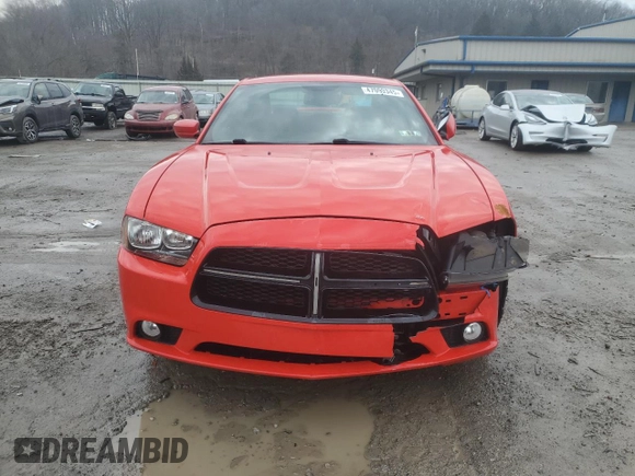 2014 Dodge Charger SXT with VIN 2C3CDXJG2EH123022, listed as a Copart auction lot 47090345 with 203,518 mi miles and Salvage Title. Bid and sale history available at carsss.com. Image 5.