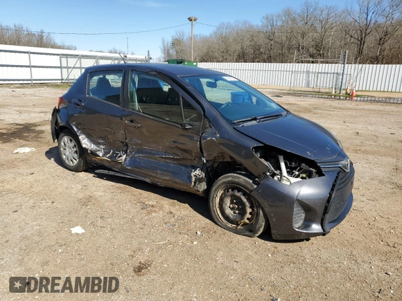 2015 Toyota Yaris L with VIN VNKKTUD36FA042758, listed as a Copart auction lot 45581635 with 112,941 mi miles and Salvage Title. Bid and sale history available at DreamBid. Image 4.