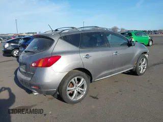 2009 Nissan Murano SL with VIN JN8AZ18W09W154845, listed as a IAAI auction lot 41379554 with 156,194 mi miles and . Bid and sale history available at DreamBid. Image 4.