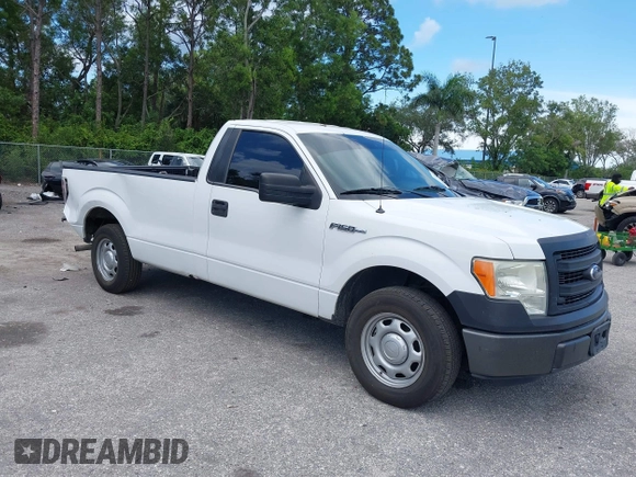 2013 Ford F-150 XL with VIN 1FTMF1CM7DKF27550, listed as a IAAI auction lot 42667599 with 131,264 mi miles and . Bid and sale history available at DreamBid. Image 1.